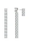 Σκουλαρίκια JOHN RICHMOND Brillante 2.60ct από Titanium JRETE03WW