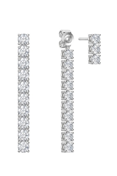 Σκουλαρίκια JOHN RICHMOND Brillante 2.60ct από Titanium JRETE03WW