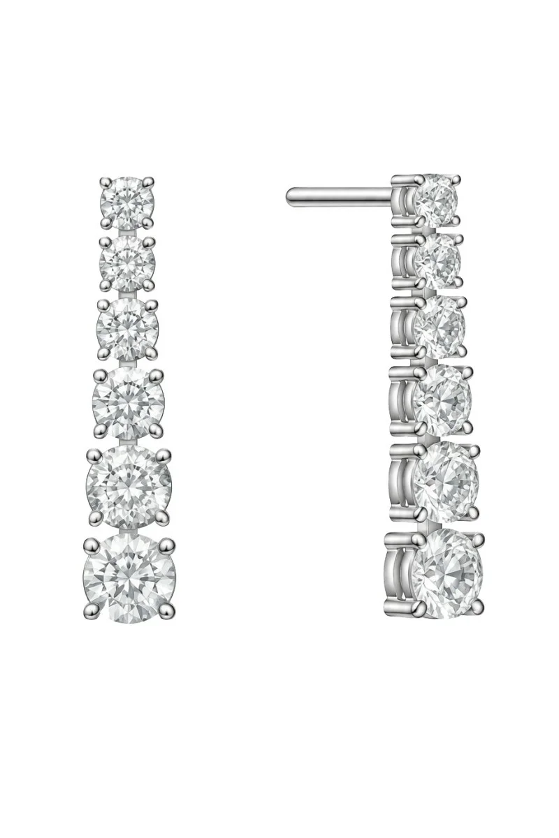 Σκουλαρίκια JOHN RICHMOND Brillante 1.22ct από Titanium JRETE07WW