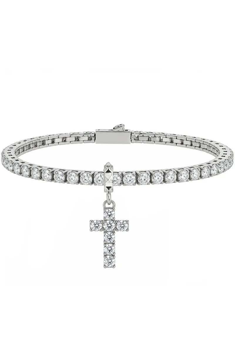 Βραχιόλι Γυναικείο JOHN RICHMOND Brillante 4.80ct από Titanium JRTW01WW 17cm