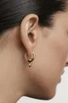 Σκουλαρίκι PD PAOLA Ασήμι Silhouettes Lava Hoops