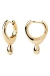 Σκουλαρίκι PD PAOLA Ασήμι Silhouettes Lava Hoops