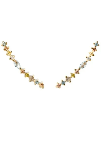 Σκουλαρίκι PD PAOLA Ασήμι Color Lotus Gold Σκουλαρίκι PD PAOLA Ασήμι Color Lotus Gold