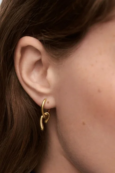 Σκουλαρίκι PD PAOLA Ασήμι Mini Twist Hoops