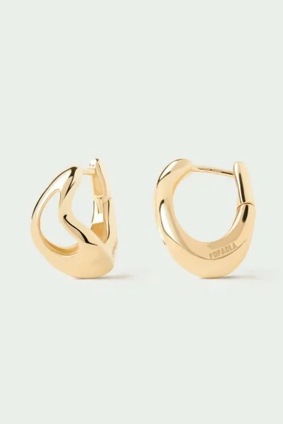 Σκουλαρίκι PD PAOLA Ασήμι Tempo Hoops