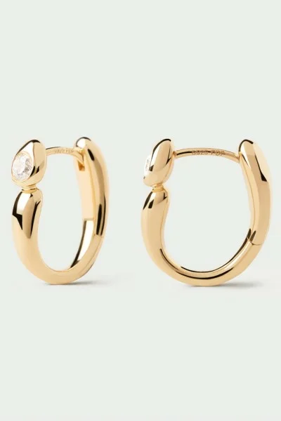 Σκουλαρίκι PD PAOLA Ασήμι Becca Hoops