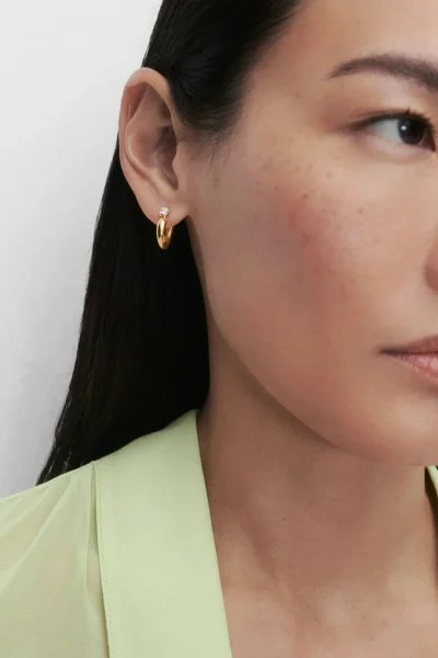 Σκουλαρίκι PD PAOLA Ασήμι Becca Hoops