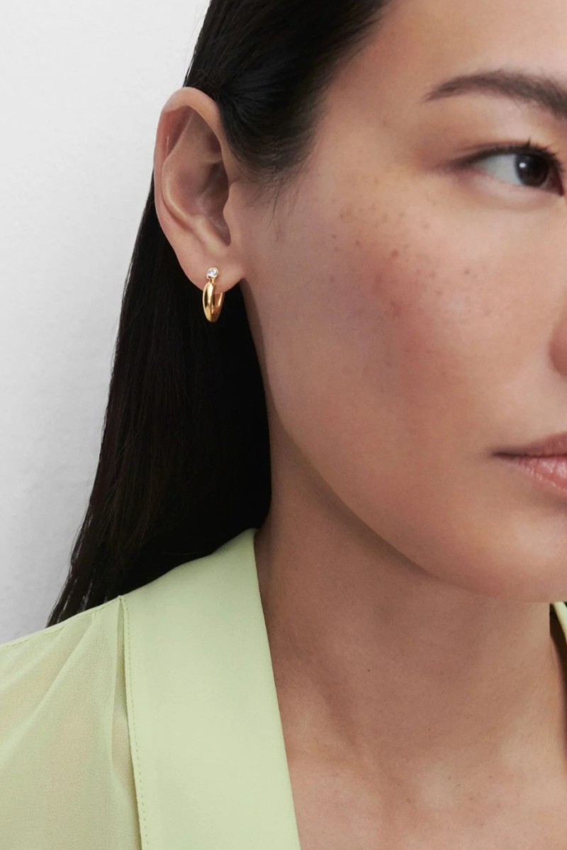 Σκουλαρίκι PD PAOLA Ασήμι Becca Hoops