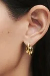 Σκουλαρίκι PD PAOLA Ασήμι Caramelle Hoops