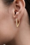Σκουλαρίκι PD PAOLA Ασήμι Gloss Hoops