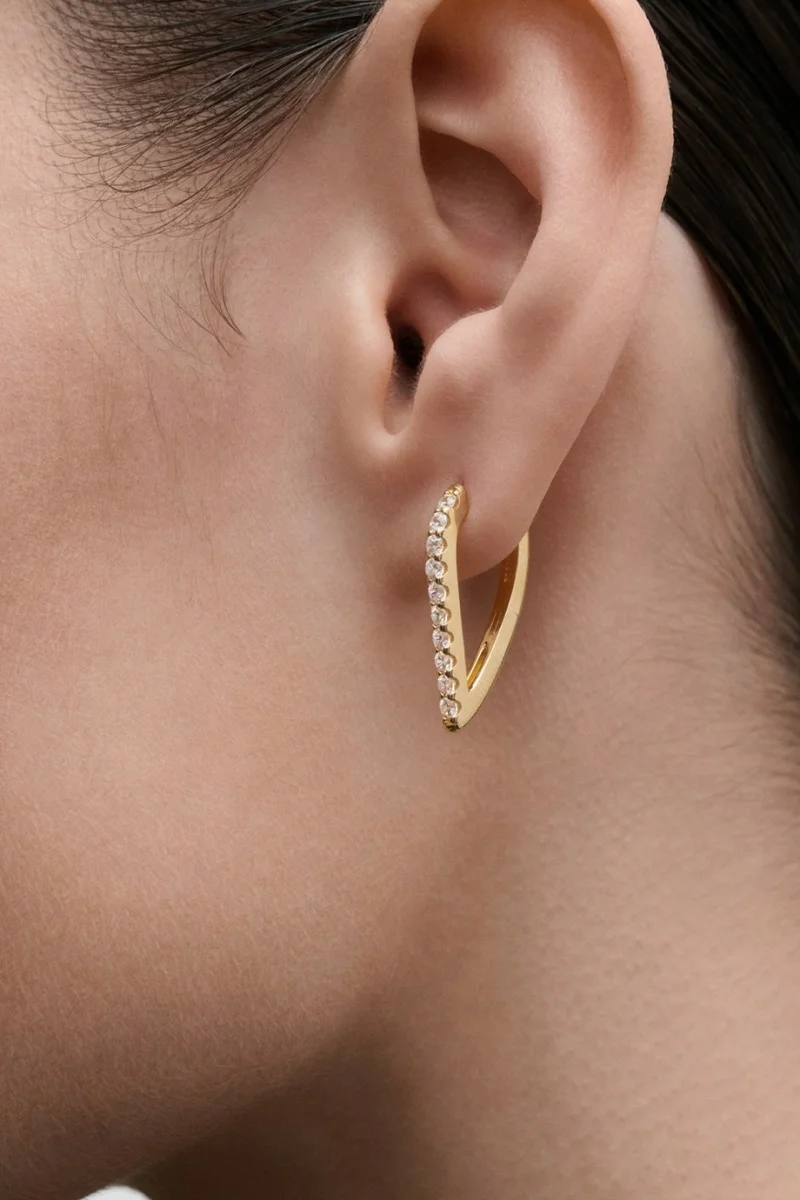 Σκουλαρίκι PD PAOLA Ασήμι Gloss Hoops