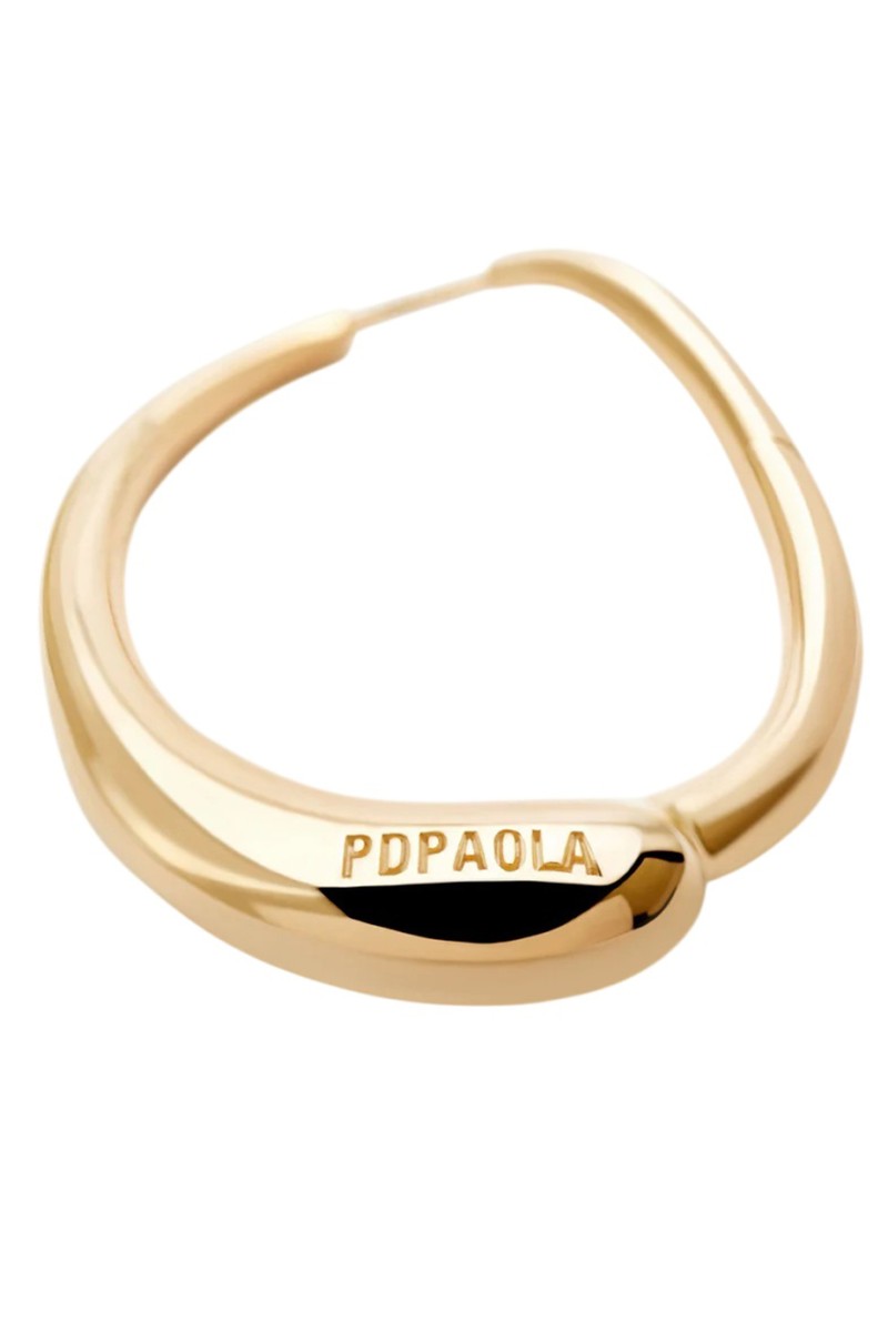 Σκουλαρίκι PD PAOLA Ασήμι Halo Hoops Gold
