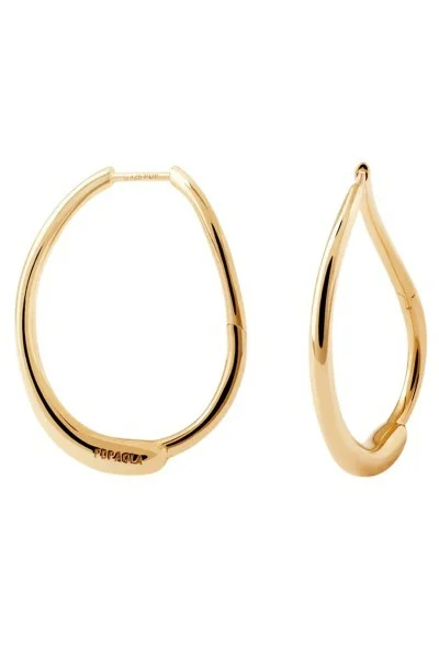 Σκουλαρίκι PD PAOLA Ασήμι Halo Hoops Gold