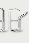 Σκουλαρίκι PD PAOLA Ασήμι Texas Silver Hoops