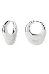 Σκουλαρίκι PD PAOLA Ασήμι Volcano Silver Hoops