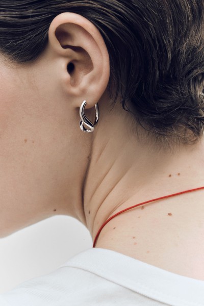 Σκουλαρίκι PD PAOLA PDP Alloy Deva Mini Silver Hoops