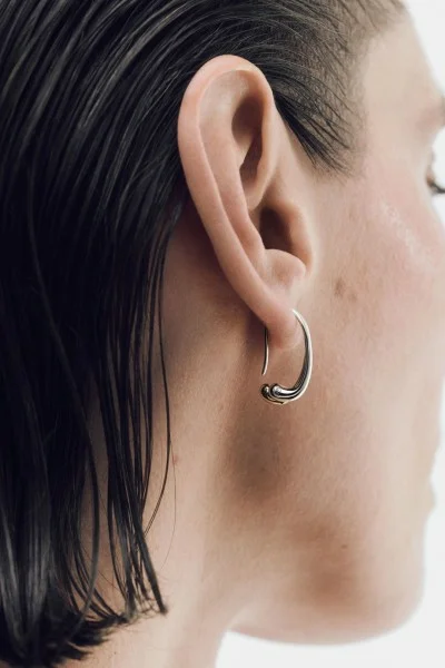 Σκουλαρίκι PD PAOLA PDP Alloy Thea Silver Hoops