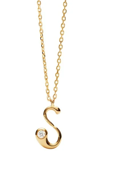 Κολιέ PD PAOLA Ασήμι Initial Pendant