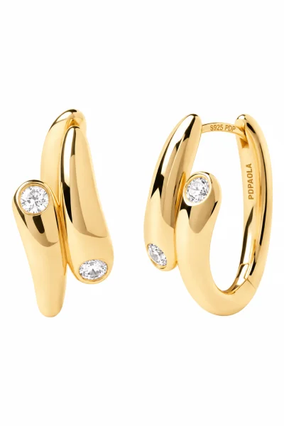 Σκουλαρίκι PD PAOLA Ασήμι Caramelle Hoops