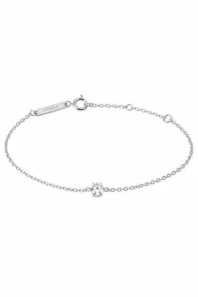 Βραχιόλι PD PAOLA Ασήμι White Solitary Silver