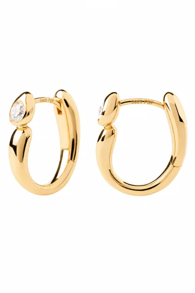 Σκουλαρίκι PD PAOLA Ασήμι Becca Hoops