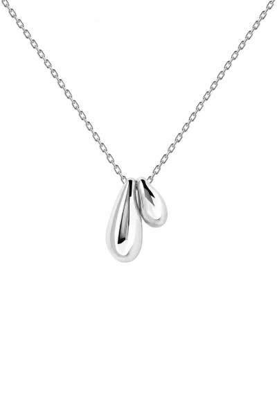 Κολιέ PD PAOLA Ασήμι Sugar Silver
