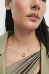 Κολιέ PD PAOLA Ασήμι Helix Gold