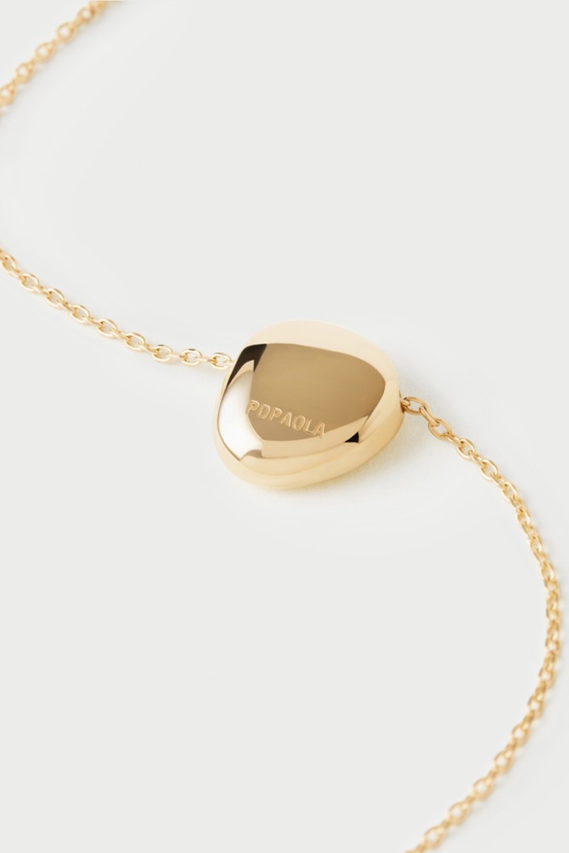 Κολιέ PD PAOLA Ασήμι Essentials Wave Gold