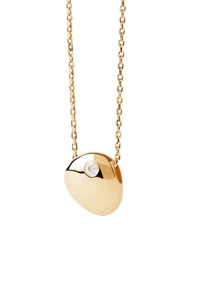 Κολιέ PD PAOLA Ασήμι Essentials Wave Gold