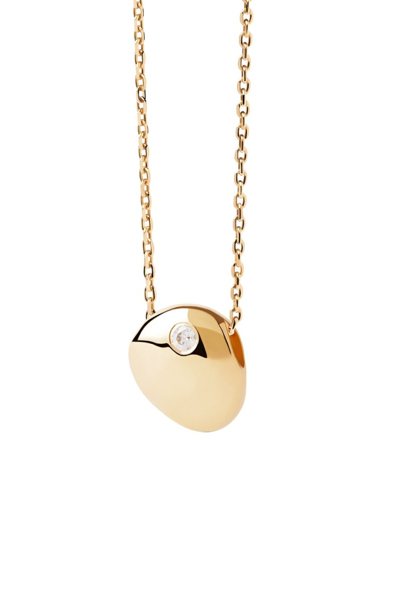 Κολιέ PD PAOLA Ασήμι Essentials Wave Gold