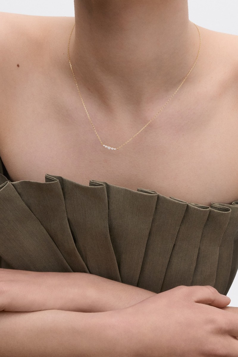 Κολιέ PD PAOLA Ασήμι Essentials Estela Gold
