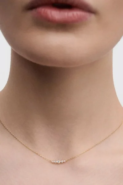 Κολιέ PD PAOLA Ασήμι Essentials Estela Gold