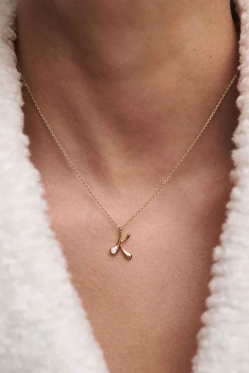 Κολιέ PD PAOLA Ασήμι Initial Pendant