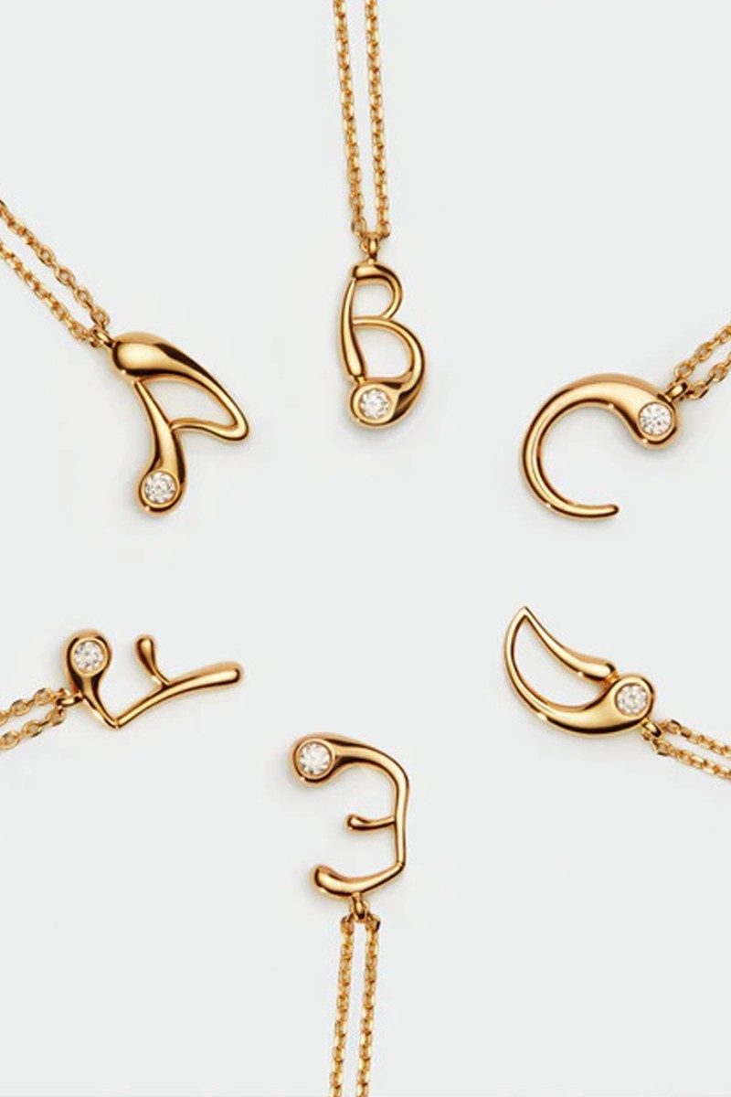 Κολιέ PD PAOLA Ασήμι Initial Pendant