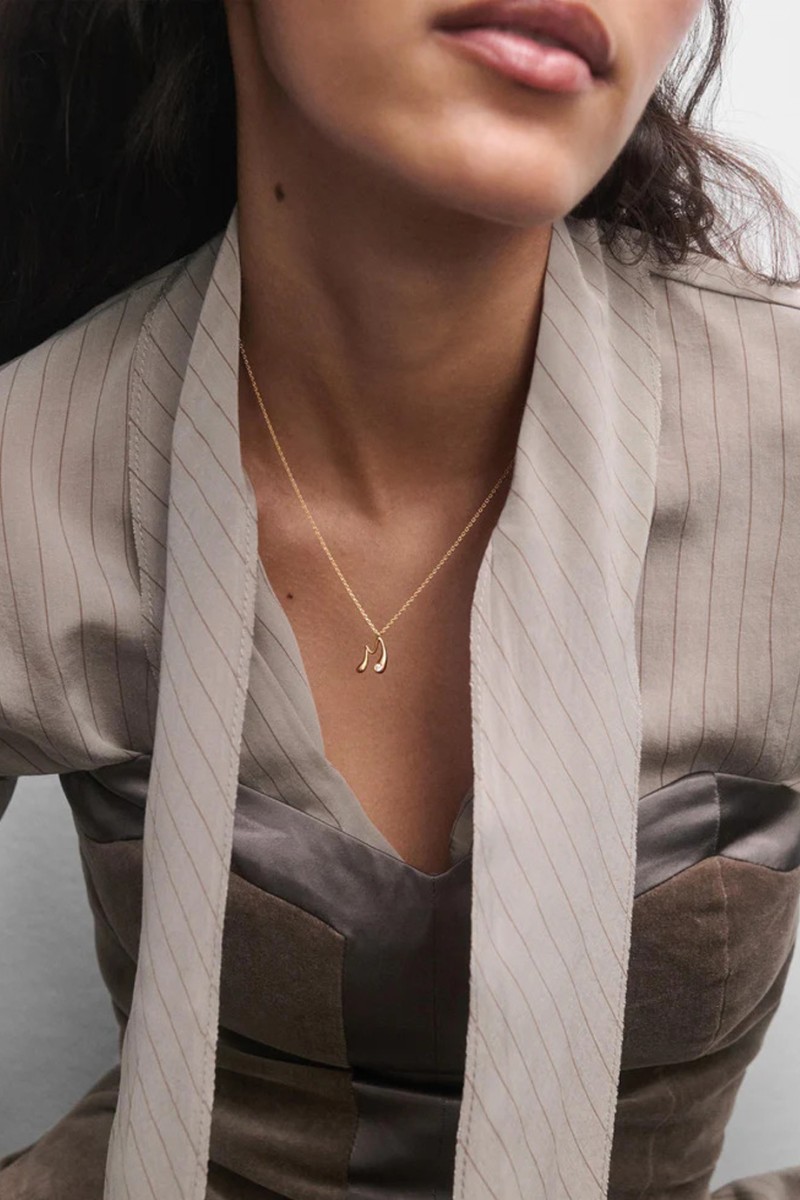 Κολιέ PD PAOLA Ασήμι Initial Pendant