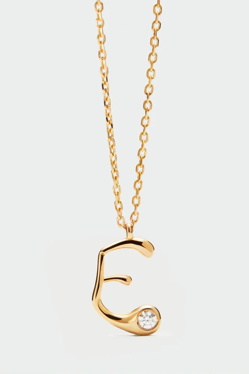 Κολιέ PD PAOLA Ασήμι Initial Pendant