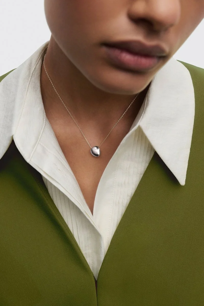 Κολιέ PD PAOLA Ασήμι Essentials Wave Silver
