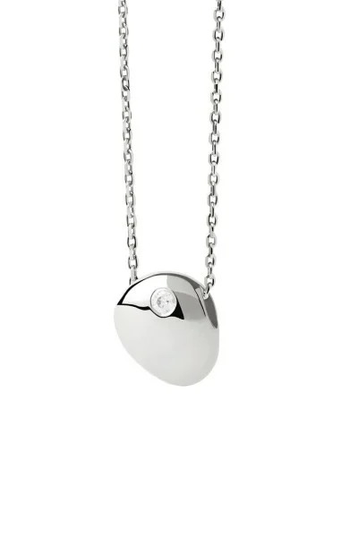 Κολιέ PD PAOLA Ασήμι Essentials Wave Silver
