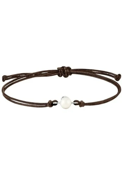 Βραχιόλι PD PAOLA Ασήμι Pearl Orion Cord