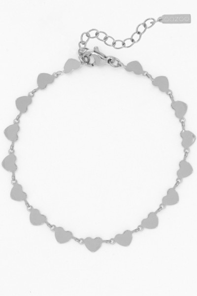 Βραχιόλι OOZOO από Ατσάλι Heart SB-1012