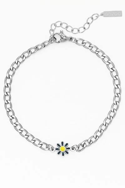 Βραχιόλι OOZOO από Ατσάλι Flower SB-1021