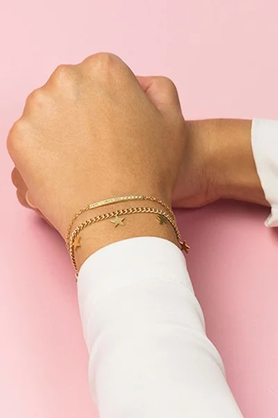 Βραχιόλι OOZOO από Ατσάλι Line SB-1028