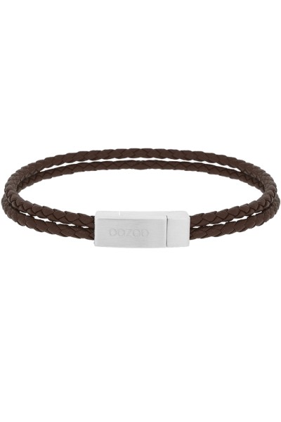 Βραχιόλι OOZOO Brown Leather από Ατσάλι SB-1055-195