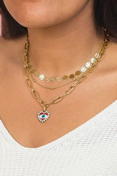 Κολιέ OOZOO από Ατσάλι Beads SN-2001