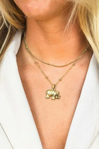 Κολιέ OOZOO από Ατσάλι Blogger Chain SN-2004