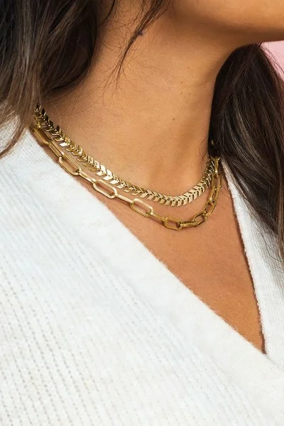 Κολιέ OOZOO από Ατσάλι Blogger Style SN-2016