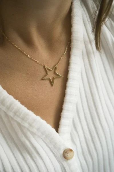 Κολιέ OOZOO από Ατσάλι Star SN-2022