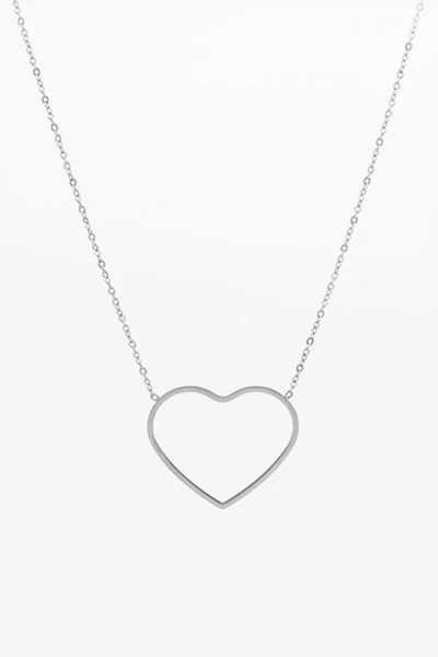 Κολιέ OOZOO από Ατσάλι Heart SN-2027