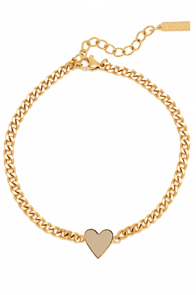 Βραχιόλι OOZOO από Ατσάλι Heart SB-1020
