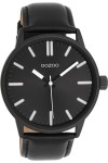 OOZOO Timepieces Black Leather Strap 45mm C11404